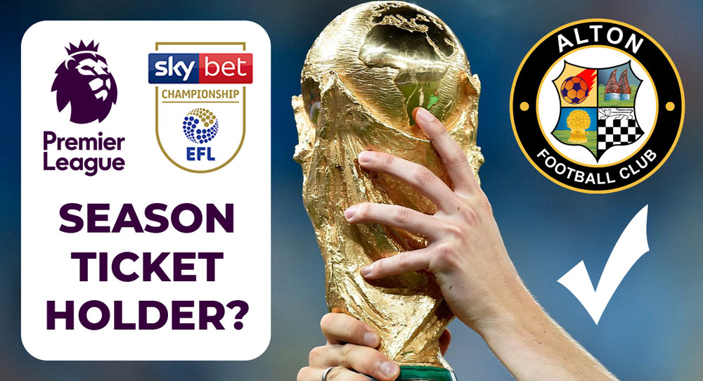 World Cup Promotion for Premier League & Championship Season Ticket Holders