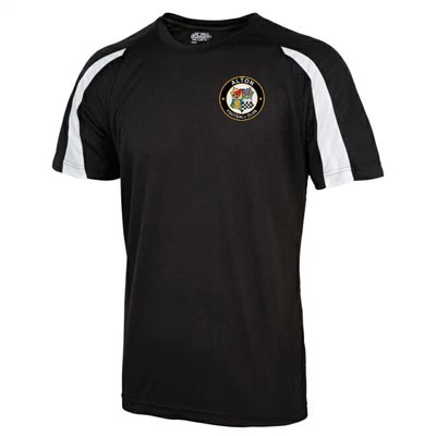 Alton FC Cool Contrast T-Shirt – Black